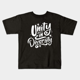 Unity in Diversity - Diverse Colours Kids T-Shirt